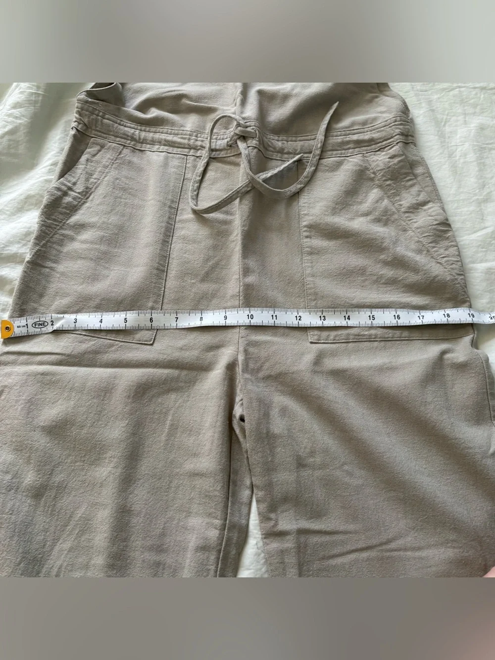Rhythm Verona Jumpsuit Linen Blend Pockets Relaxed